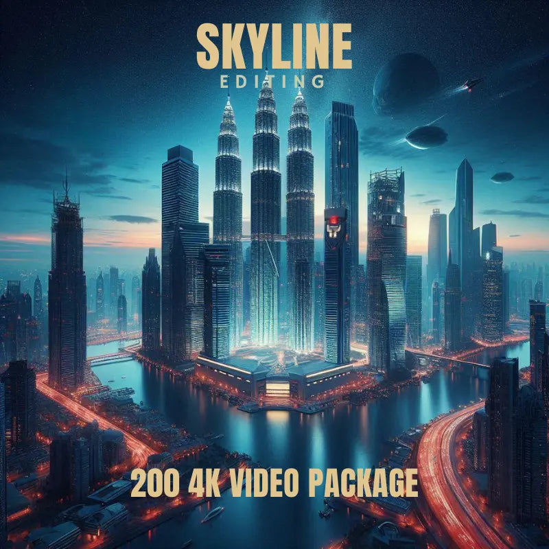 200 4K videos package Droneedits